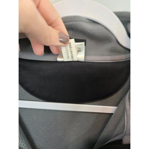 Under Armour Sweatshirt Men's L Black 1/4 Zip Fleece Lined Pullover Company Logo - Picture 3 of 13